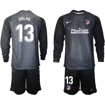 Tenue Atlético Madrid Jan Oblak 13 Gardien Enfant 2020-2021 M004 Maillot de Foot ML Tenue Atlético Madrid Jan Oblak 13 Gardien Enfant 2020-2021 M004 Maillot de Foot ML